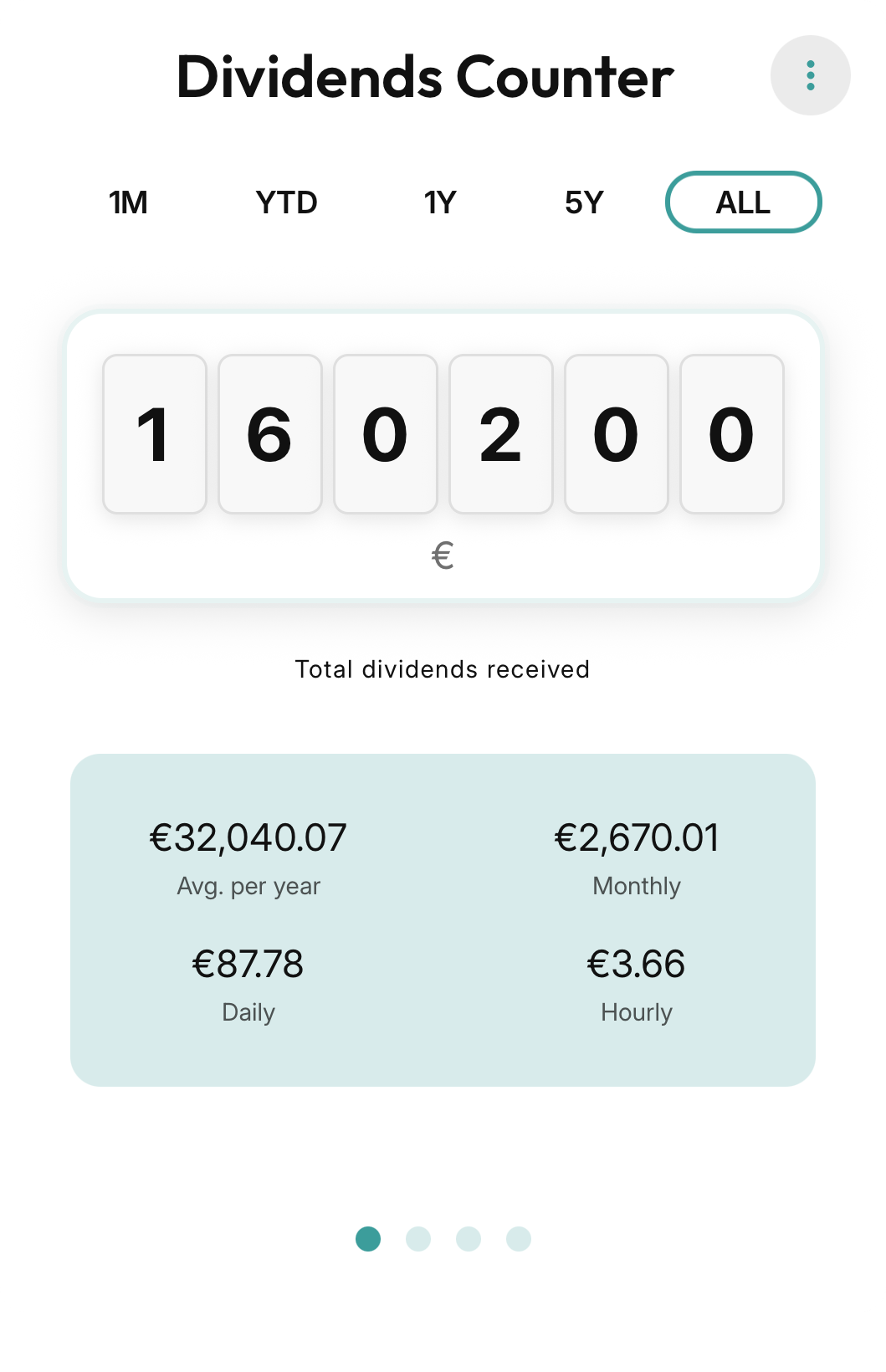 My Dividends screenshot 1