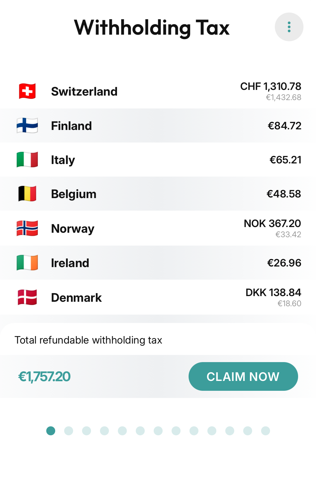 Withholding Tax screenshot 1