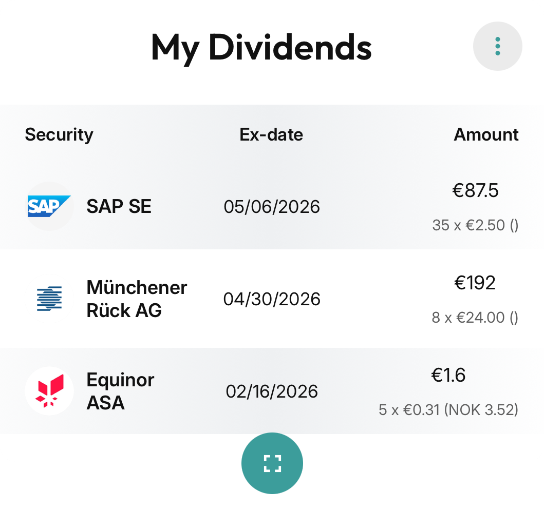 Dividends Counter screenshot 1